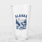 Alaska Nature Landscape and Moose Design Glas (Voorkant)