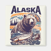  Alaska Natuur Magneet (Voorkant)