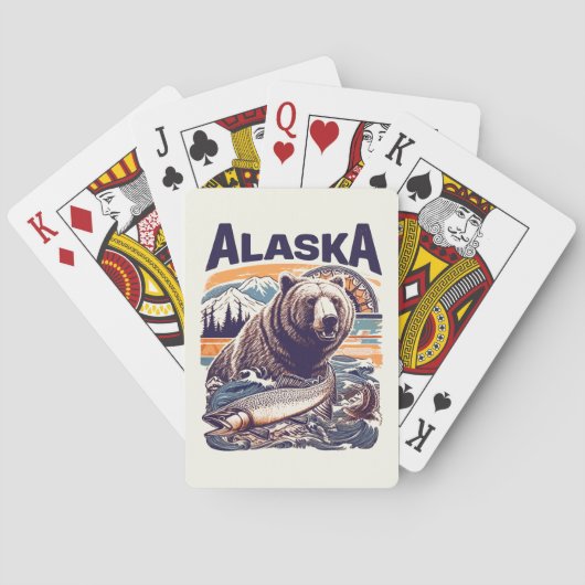 Alaska Natuur Pokerkaarten (Achterkant)