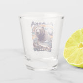 Alaska Natuur Shot Glas (Achterkant)