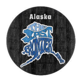 Alaska Nickname Word Art Snijplank