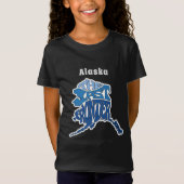 Alaska Nickname Word Art T-shirt (Voorkant)