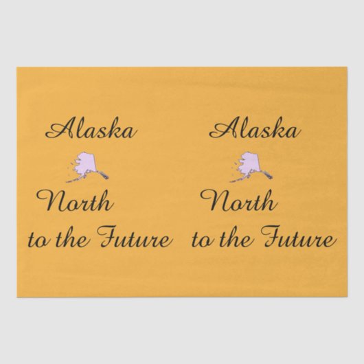 Alaska Noord naar de Toekomst Tissuepapier (Voorkant)