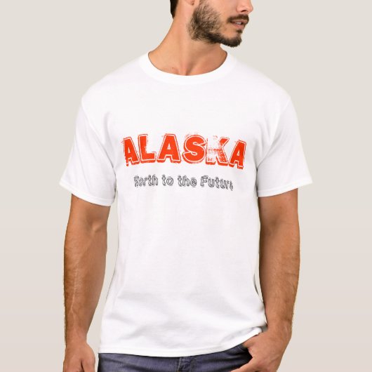 ALASKA Noord op de toekomst T-shirt (Voorkant)