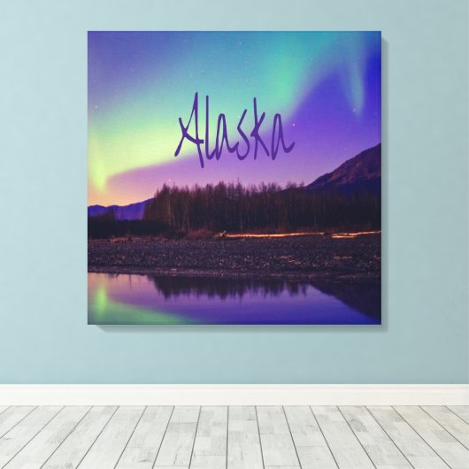Alaska Noordelijke hoogvlakte Canvas Afdruk (Insitu (Houten vloer))
