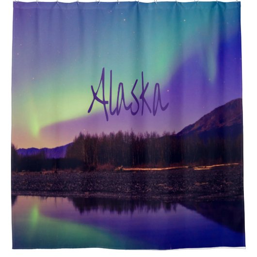 Alaska Noordelijke hoogvlakte Douchegordijn (Voorkant)