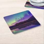 Alaska Noordelijke hoogvlakte Kartonnen Onderzetters (Schuin)