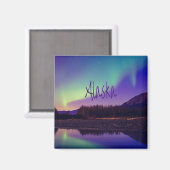 Alaska Noordelijke hoogvlakte Magneet (Voorkant / Achterkant)