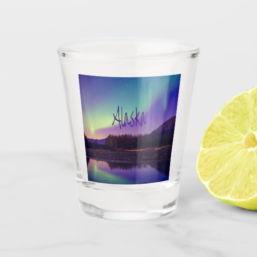 Alaska Noordelijke hoogvlakte Shot Glas (Voorkant)