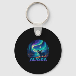 Alaska Noorderlicht Aurora Kijken Alaska Vakantie Sleutelhanger
