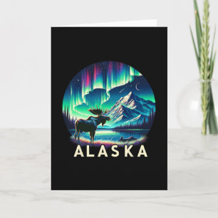 Alaska Noorderlicht Aurora Kijken Eland Vakantie Kaart