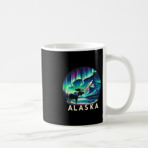 Alaska Noorderlicht Aurora Kijken Eland Vakantie Koffiemok