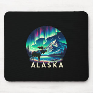 Alaska Noorderlicht Aurora Kijken Eland Vakantie Muismat
