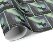 Alaska | Noorderlicht eland Cadeaupapier (Rol Hoek)