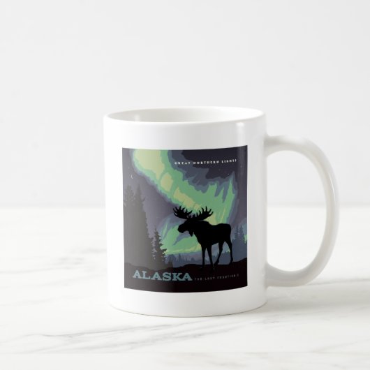 Alaska | Noorderlicht eland Koffiemok (Rechts)