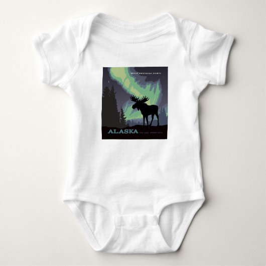 Alaska | Noorderlicht eland Romper (Voorkant)