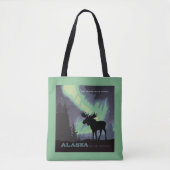 Alaska | Noorderlicht eland Tote Bag (Voorkant)