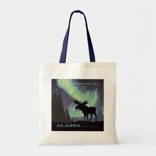 Alaska | Noorderlicht eland Tote Bag (Voorkant)