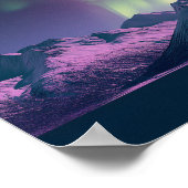 Alaska Noorderlicht Schitterend Poster (Hoek)