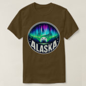 Alaska Northern Lights Bekijk Vakantie 4 T-shirt (Design voorkant)
