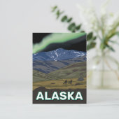 Alaska Northern Lights Briefkaart (Staand voorkant)