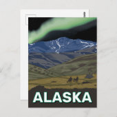 Alaska Northern Lights Briefkaart (Voorkant / Achterkant)