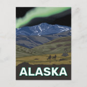 Alaska Northern Lights Briefkaart (Voorkant)