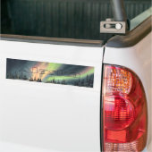 ALASKA NORTHERN LIGHTS VAN SHARON SHARPE BUMPERSTICKER (Op Truck)