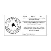 Alaska Notaris publieke erkenningsstempel Zelfinktende Stempel (Design)