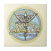 Alaska Nurse Caduceus Tegeltje (Voorkant)