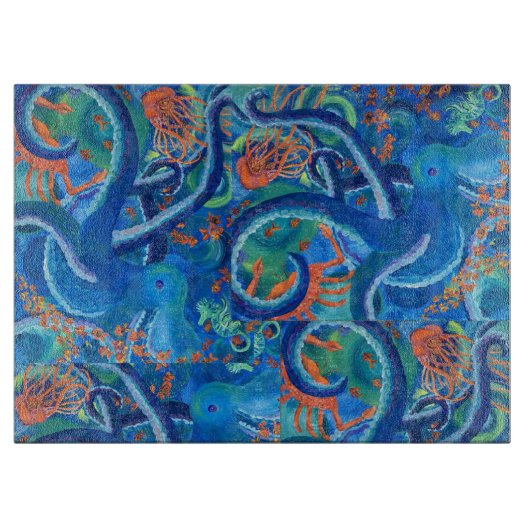 Alaska Octopacifica Snijplank (Voorkant)