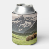 Alaska oevers, grizzly beer blikjeskoeler (Blikje Voorkant)
