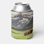 Alaska oevers, grizzly beer blikjeskoeler (Blikje Achterkant)