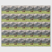 Alaska oevers, grizzly beer cadeaupapier (Vlak)