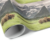 Alaska oevers, grizzly beer cadeaupapier (Rol Hoek)