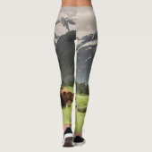 Alaska oevers, grizzly beer leggings (Achterkant)