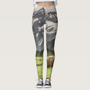 Alaska oevers, grizzly beer leggings