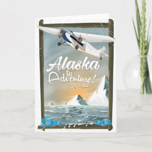 Alaska Om Te Avonturen! Feestdagen Kaart