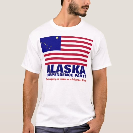 ALASKA ONAFHANKELIJKHEID PARTIJ T-SHIRT (Voorkant)