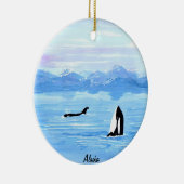 Alaska Orca Ornament (Rechts)