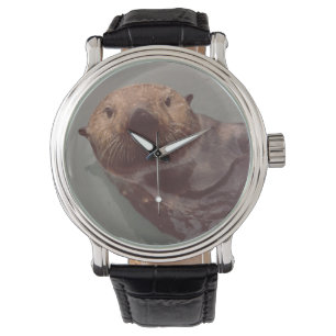 Alaska Otter Foto ontworpen Elegant Watch Horloge