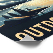 Alaska Outdoor Adventure Vintage Travel Poster (Hoek)