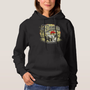 Alaska Outdoor Retro Polar Beer & Mountain Hoodie