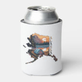 Alaska Outline Camping Blikjeskoeler (Blikje Voorkant)