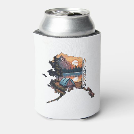 Alaska Outline Camping Blikjeskoeler (Blikje Achterkant)