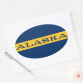 Alaska Ovale Sticker (Envelop)