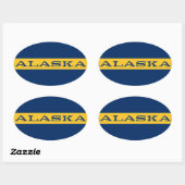 Alaska Ovale Sticker (Vel)