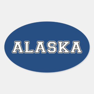 Alaska Ovale Sticker