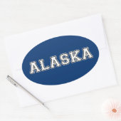 Alaska Ovale Sticker (Envelop)
