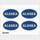 Alaska Ovale Sticker (Vel)